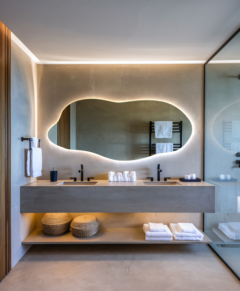 Led ogledalo nepravilna oblika 40x90 cm