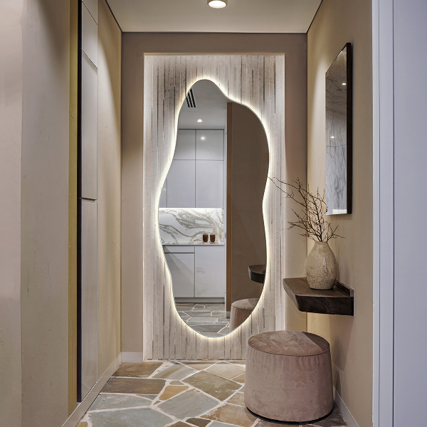 Led ogledalo nepravilna oblika 45x100 cm