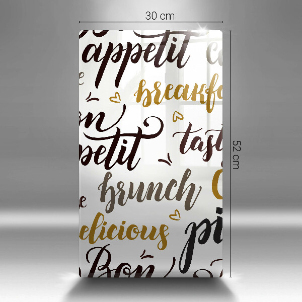 Steklena podloga za rezanje Bon appetit
