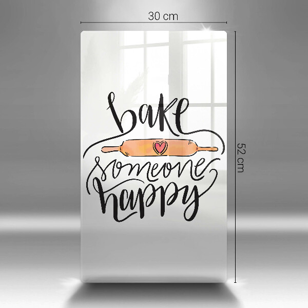 Steklena podloga za rezanje Bake someone happy