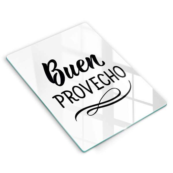 Steklena podloga za rezanje Buen provecho