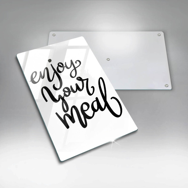Steklena podloga za rezanje Enjoy your meal