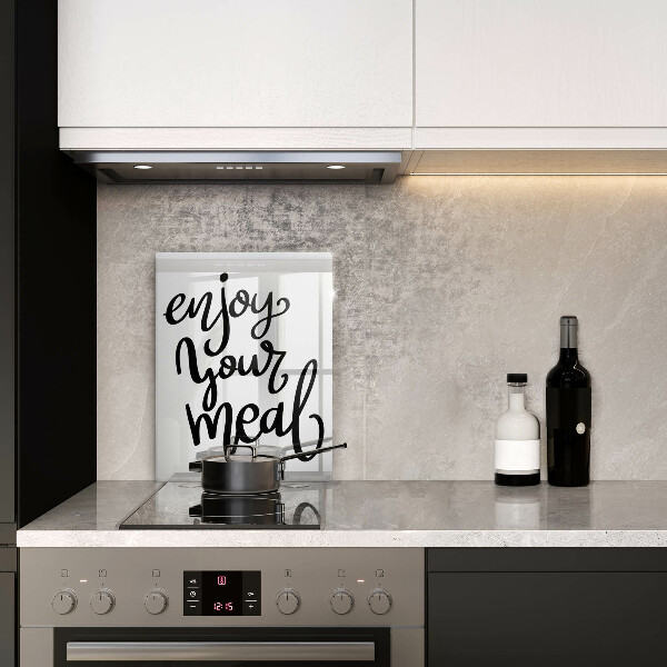 Steklena podloga za rezanje Enjoy your meal