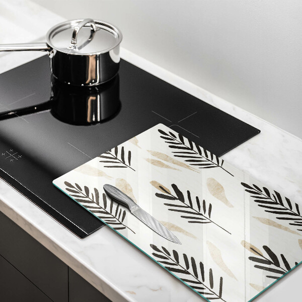 Steklena podloga za rezanje Boho rastline