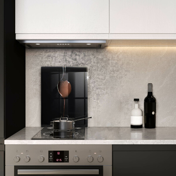 Steklena podloga za rezanje Žlička čokolade