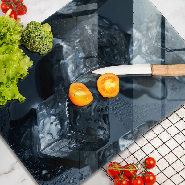 Steklena podloga za rezanje Hladne ledene kocke