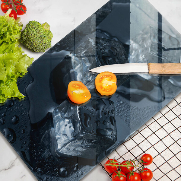 Steklena podloga za rezanje Hladne ledene kocke