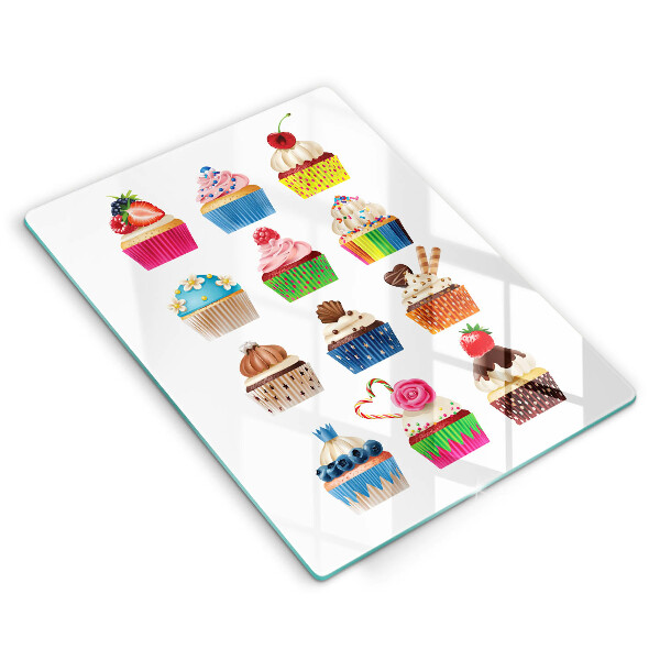 Steklena podloga za rezanje Ilustracija kolačkov