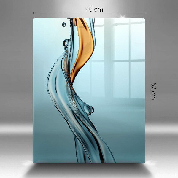 Steklena podloga za rezanje Vodni curek