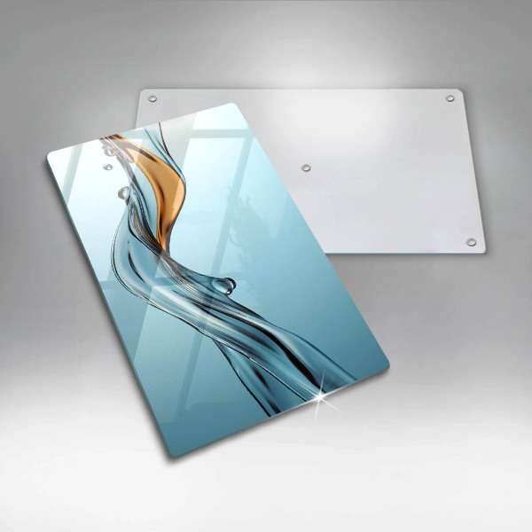 Steklena podloga za rezanje Vodni curek