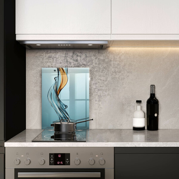 Steklena podloga za rezanje Vodni curek