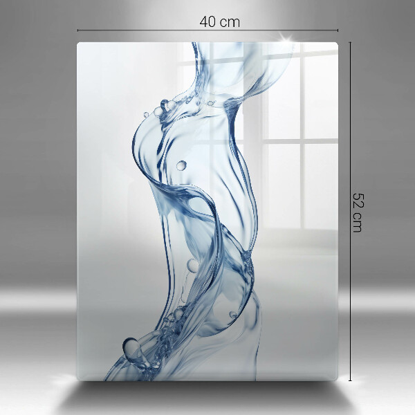 Steklena podloga za rezanje Čisto vodo