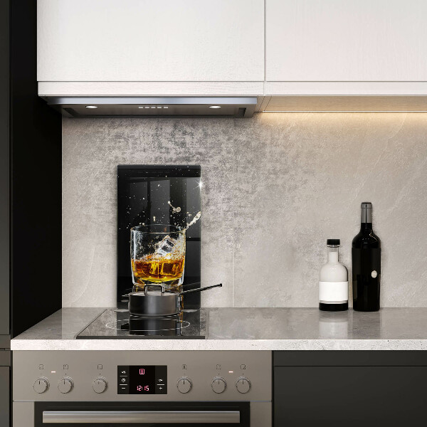 Steklena podloga za rezanje Kozarec viskija