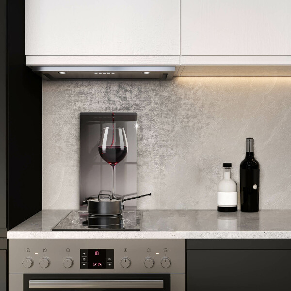 Steklena podloga za rezanje Kozarec in grozdje