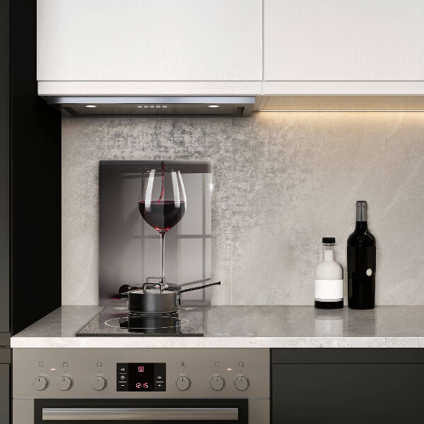 Steklena podloga za rezanje Kozarec in grozdje