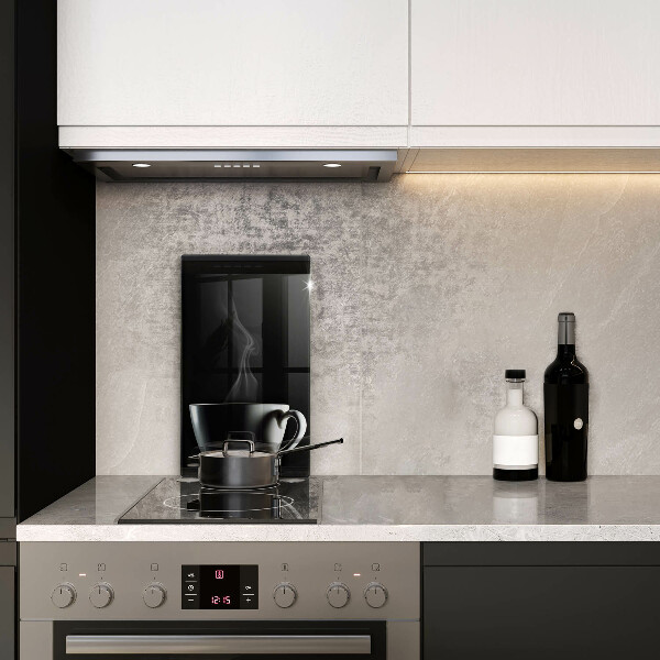 Steklena podloga za rezanje Skodelica čaja