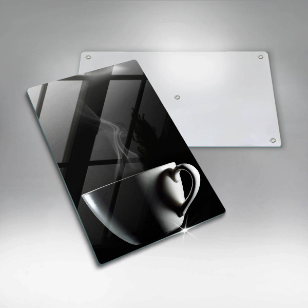 Steklena podloga za rezanje Skodelica čaja