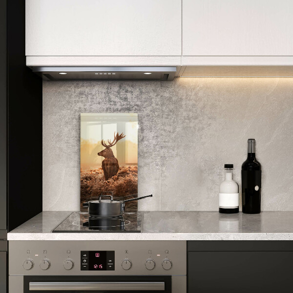 Steklena podloga za rezanje Jeleni na polju