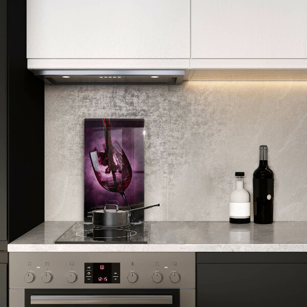 Steklena podloga za rezanje Kozarec vina