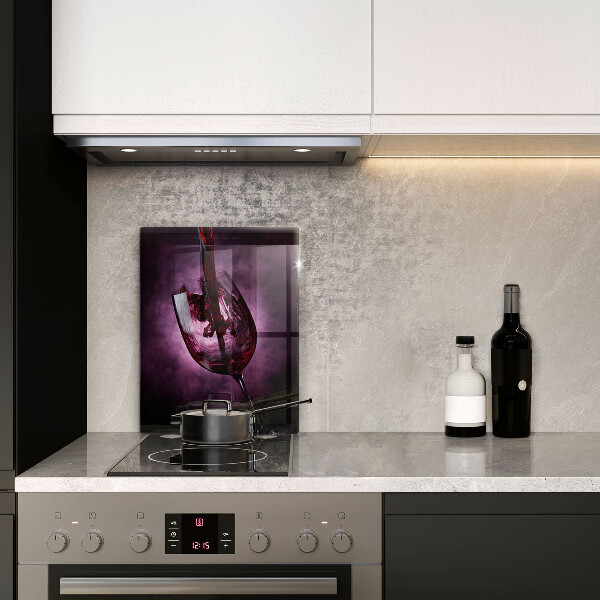 Steklena podloga za rezanje Kozarec vina