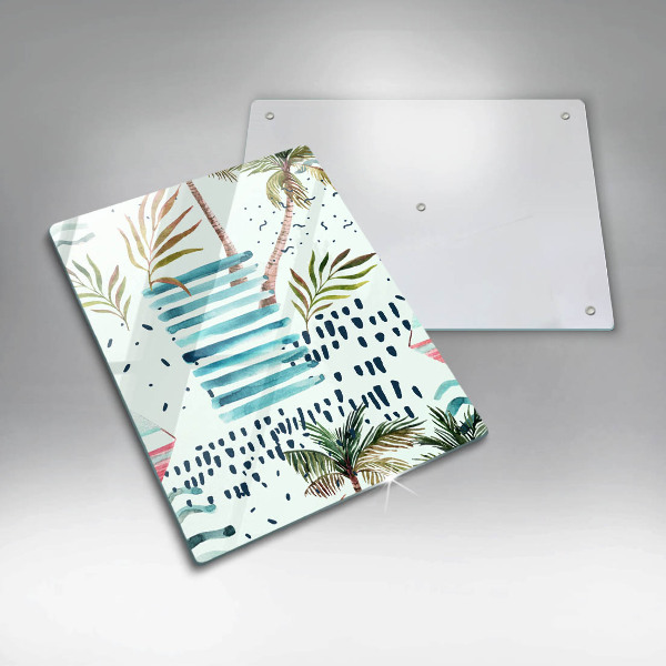 Steklena podloga za rezanje Praznične ilustracije