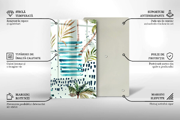 Steklena podloga za rezanje Praznične ilustracije