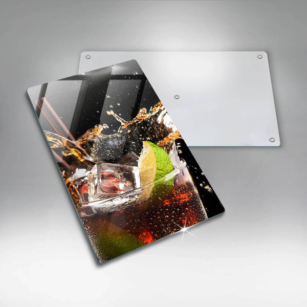 Steklena podloga za rezanje Pijte z ledom