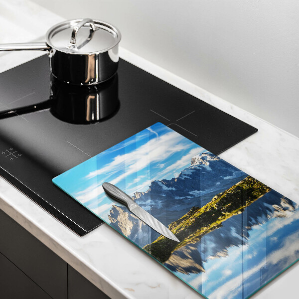 Steklena podloga za rezanje Gorska pokrajina