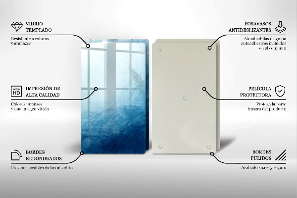 Steklena podloga za rezanje Abstraktno ozadje