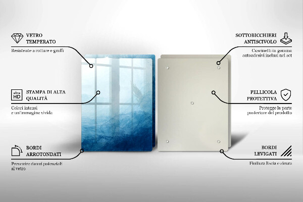Steklena podloga za rezanje Abstraktno ozadje