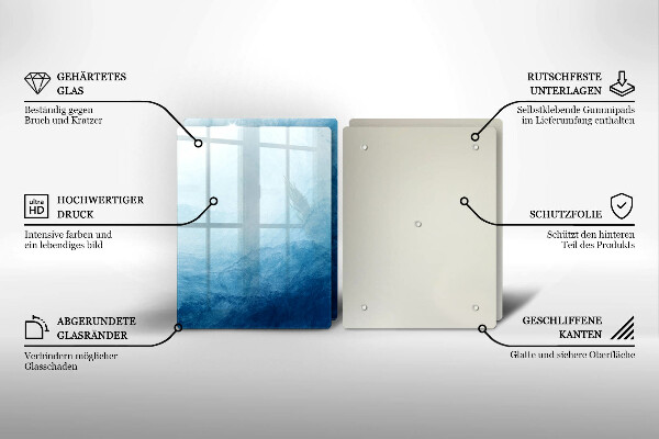 Steklena podloga za rezanje Abstraktno ozadje