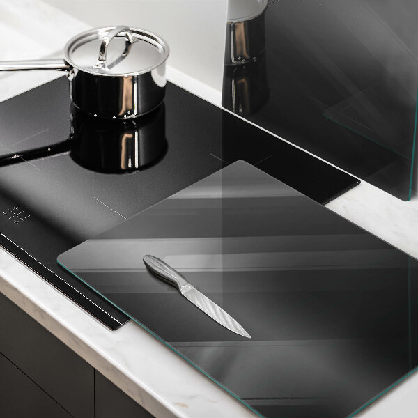 Steklena podloga za rezanje Siva barva