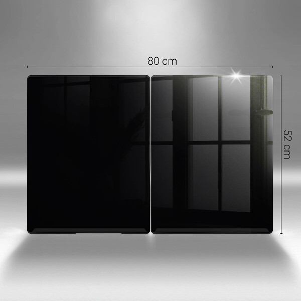 Steklena podloga za rezanje Črna barva