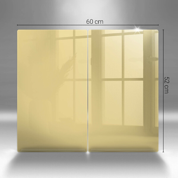 Steklena podloga za rezanje Rumena