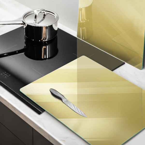 Steklena podloga za rezanje Rumena