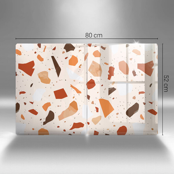 Steklena podloga za rezanje Dekorativna kamenina