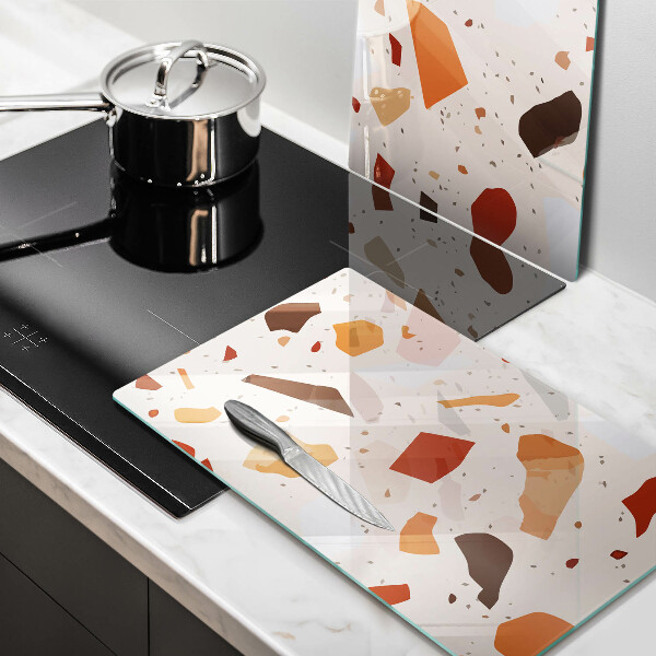 Steklena podloga za rezanje Dekorativna kamenina