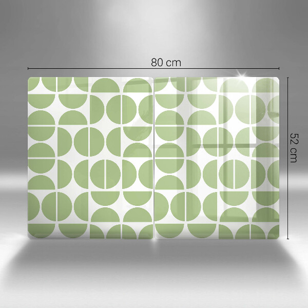 Steklena podloga za rezanje Vzorec boho oblik