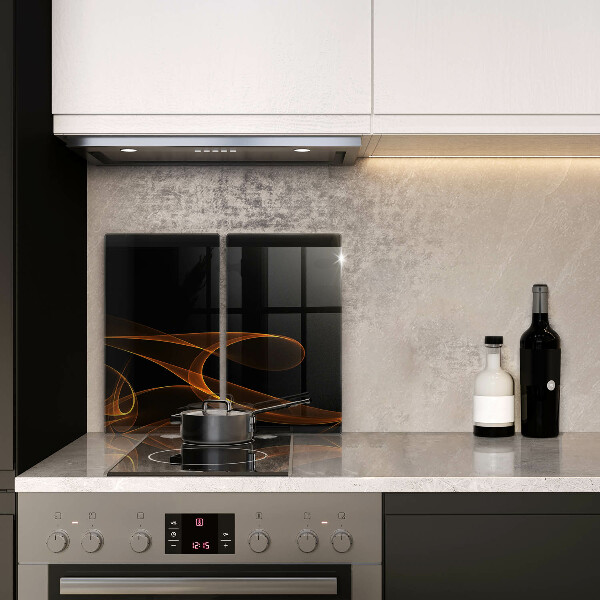 Steklena podloga za rezanje Abstraktne črte