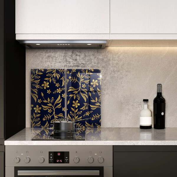 Steklena podloga za rezanje Motiv zlate rože