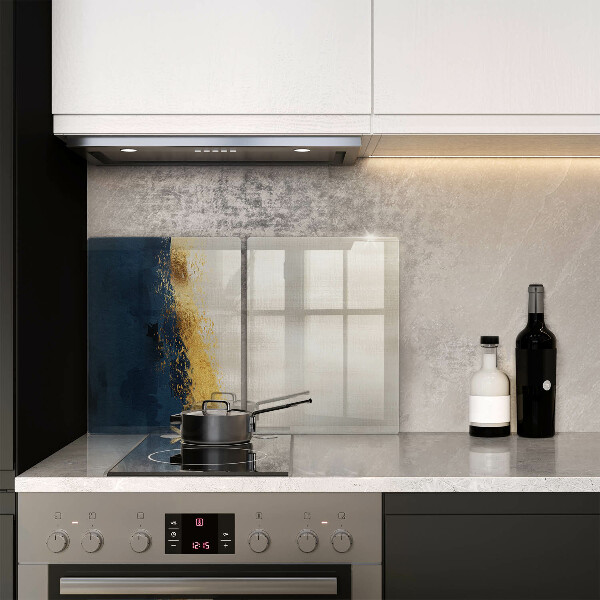 Steklena podloga za rezanje Zlata abstrakcija