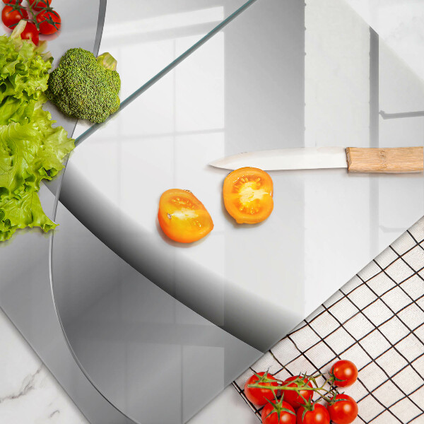 Steklena podloga za rezanje Oblikovanje abstraktnih črt