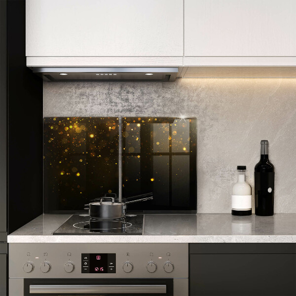 Steklena podloga za rezanje Zlate bleščice