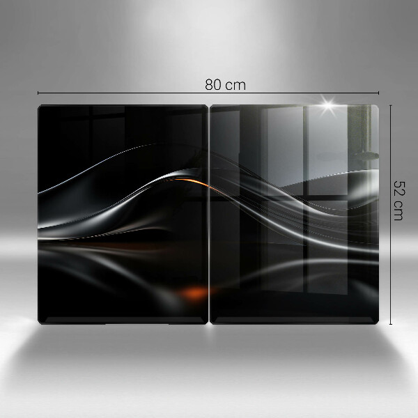 Steklena podloga za rezanje Abstraktno 3D oblikovanje