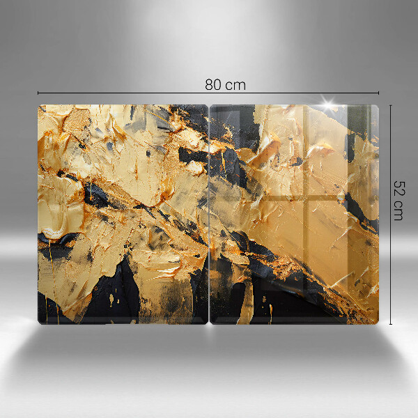 Steklena podloga za rezanje Elegantna tekstura barve