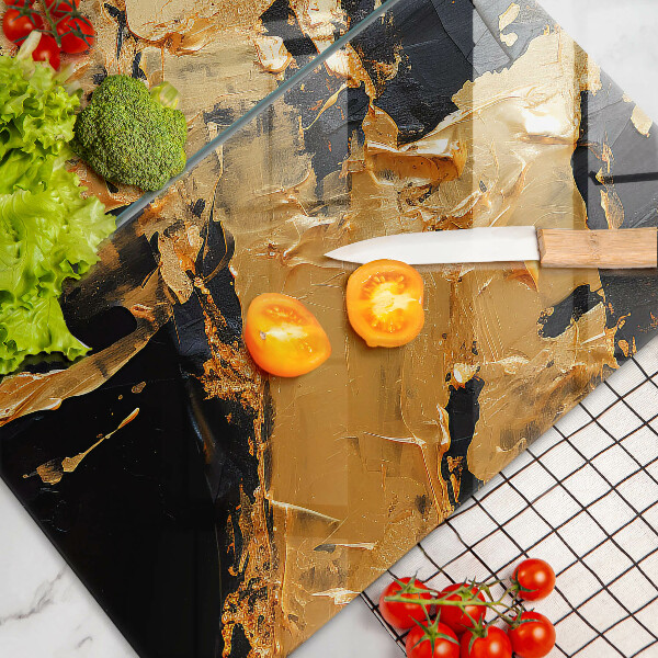 Steklena podloga za rezanje Elegantna tekstura barve