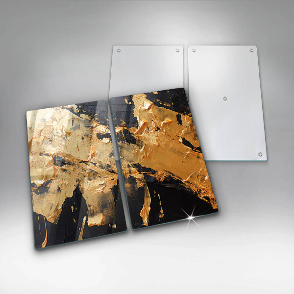 Steklena podloga za rezanje Elegantna tekstura barve