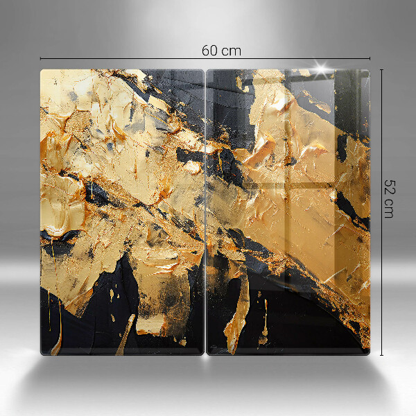 Steklena podloga za rezanje Elegantna tekstura barve