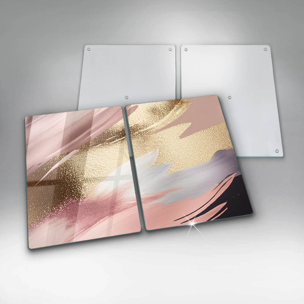 Steklena podloga za rezanje Pastelni madeži