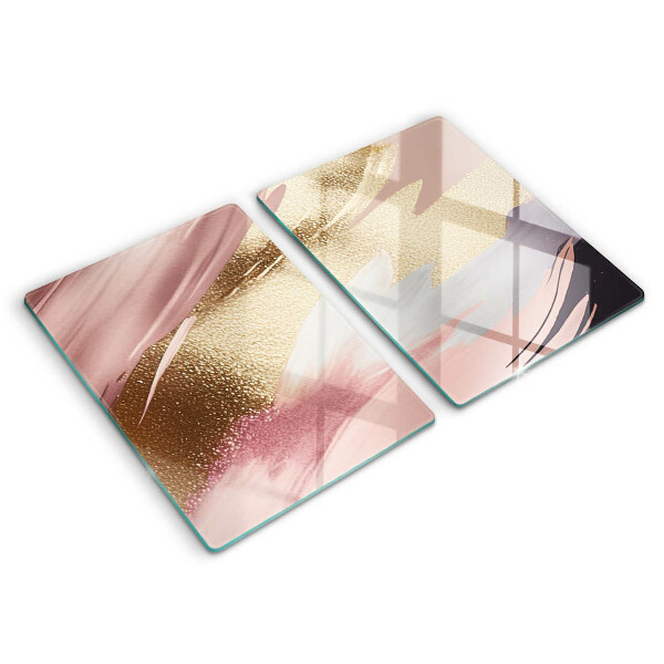 Steklena podloga za rezanje Pastelni madeži